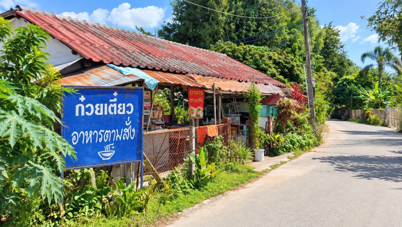 ร้านยายก๋วยเตี๋ยวและอาหารตามสั่ง ใกล้ Ricebarnandrooms เชียงใหม่