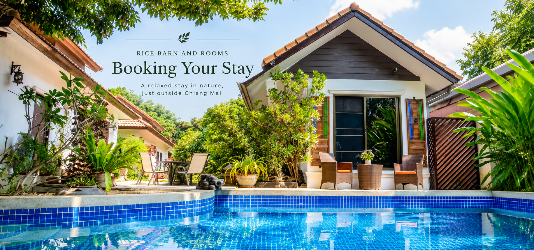Rice Barn and Rooms Chiang Mai accommodation with swimming pool